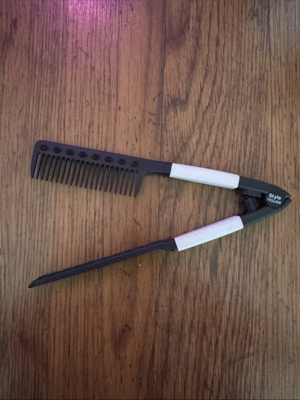 Black Folding Comb for Grooming C1.B.3L